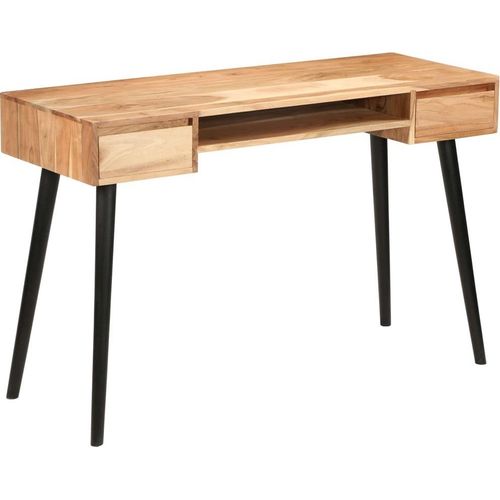 Schreibtisch Akazienholz Massiv 118 x 45 x 76 cm