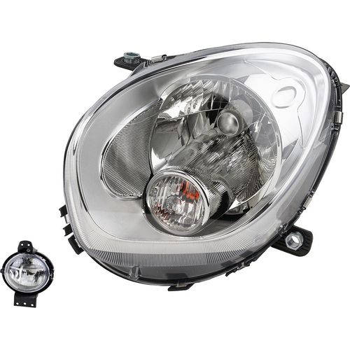 Johns, Scheinwerfer passend für BMW Mini Countryman 06/2010- H4 Li. + Nebelscheinwerfer 63129801027 63179802163