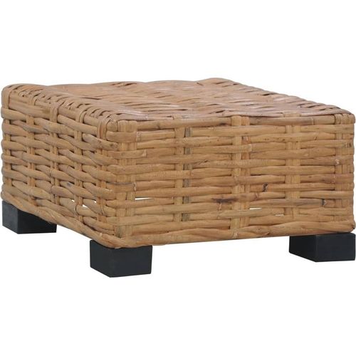 Couchtisch 47x47x28 cm Rattan Natur