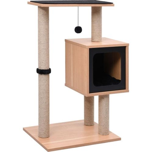 Katzen-Kratzbaum mit Sisal-Kratzmatte 82 cm