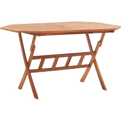 Gartentisch Klappbar 135x85x75 cm Massivholz Akazie
