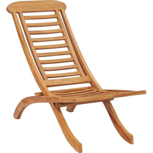 Gartenstuhl Klappbar 50x90x69 cm Massivholz Teak