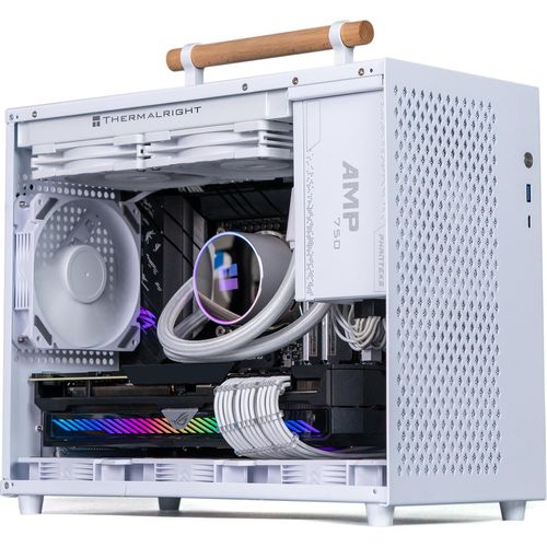 Gaming Gehäuse, Kaltgewalzter Stahl Gehäuse, i9 13600 + RTX4070, 360mm-Grafikkarte, ITX, MATX, Motherboard, ATX-Netzteil Computergehäuse