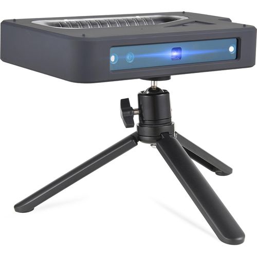 Handheld-3D-Scanner fuer 3D-Druck, unterstuetzt das Scannen von Koerper und Haaren, bis zu 10 fps, Scangeschwindigkeit, hohe Praezision, 0,05 mm Genauigkeit, unterstuetzt PLY/OBJ/STL-Ausgabe, kompatibel mit Windows 8, Android, iOS, MAC-System, Vollfarb-3D-Scanner fuer 3D-Drucker