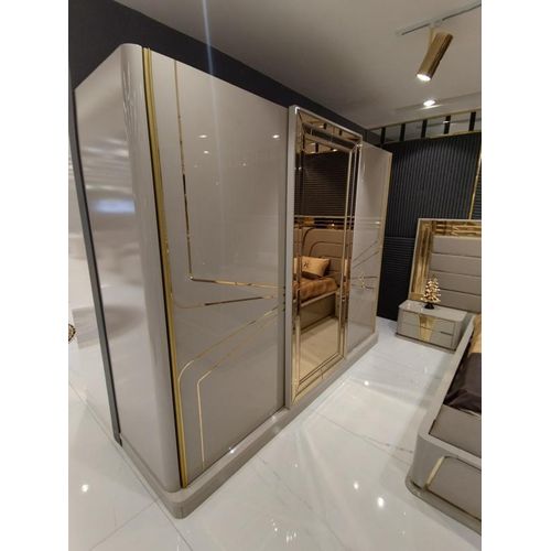 Schwebetürenschrank Luxus Schrank Holz JVmoebel