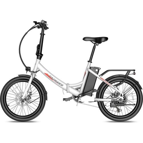 F20 Light E-Bike E bike Elektrofahrrad Pededec 20 Zoll Citybike 250 W 25km/h Faltbares Elektrofahrrad City Bike Schwarz Trekking bike Weiss