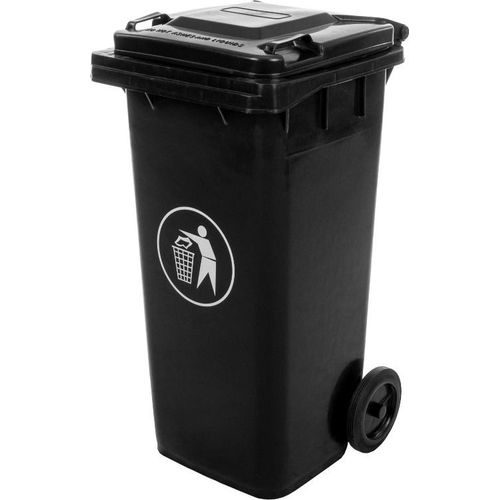 nabbi Mulltonne Aschenbecher 120 L - schwarz