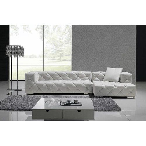Wohnlandschaft Ecksofa Leder Modern JVmoebel