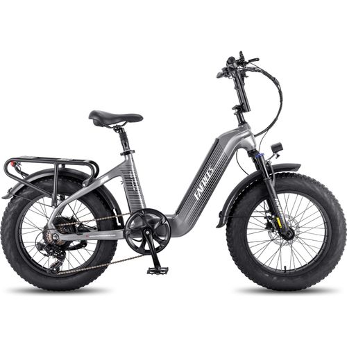 ebike 48V 22.5Ah SamsungAkku, Carbonfaserrahmen Elektrofahrräder 20 * 4.0 Zoll, e Bike Herren Damen 60N.m Motor, Shimano 7S