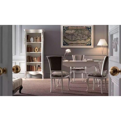 Schreibtisch 3tlg 1x Schreibtisch + 1x Sessel + 1x Bücherregal JVmoebel