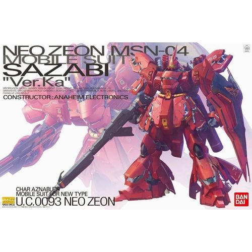 Sammelfigur BANDAI MG 1/100 MSN-04 SAZABI Ver.Ka 18cm