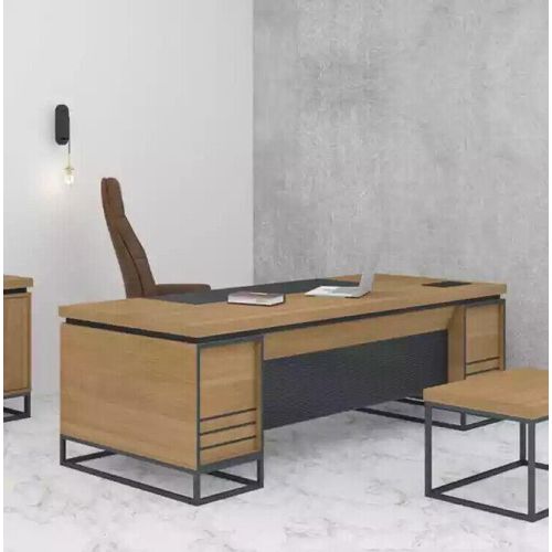 Arbeitszimmer Holztisch Chefscheibtisch Luxus Computertisch Officemöbel