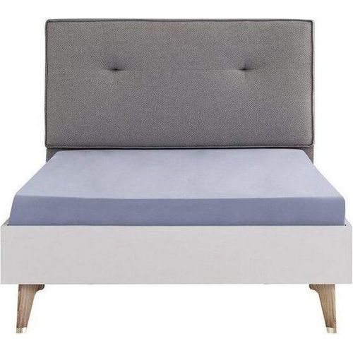 Kinderbett Bett 120 cm Jugendbett Holz Grau Kinderzimmer JVmoebel