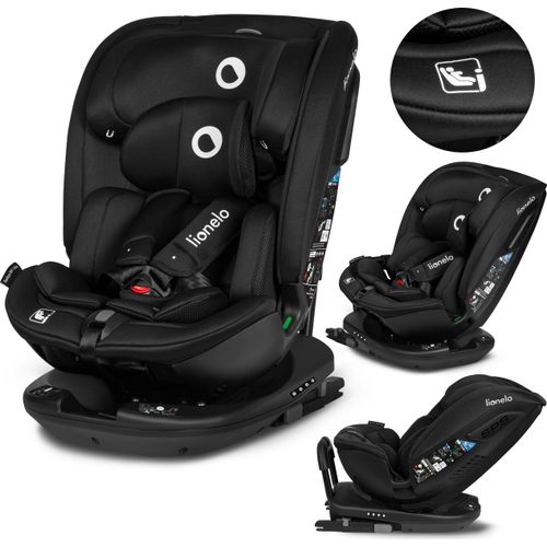 Lionelo Bastiaan RWF i-Size Kindersitz 0-36 kg ISOFIX 360° Autositze Kinderautositze - Schwarz