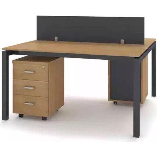 Büromöbel Set Zweier Schreibtisch Arbeitszimmer Tische Möbel Counter Team Tisch