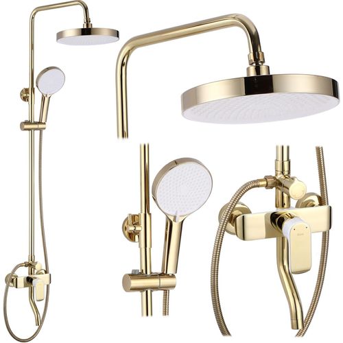 Rea Duschgarnitur Bloom White Gold