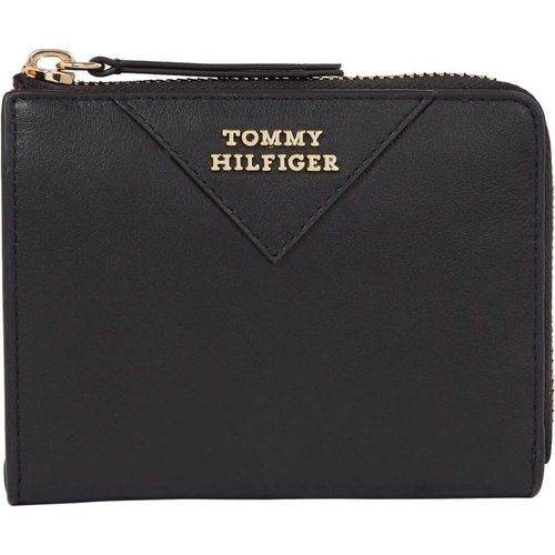 Tommy Hilfiger Damen Portemonnaies AW0AW15867 BDS Farbe: Schwarz Größe: Einheitsgröße