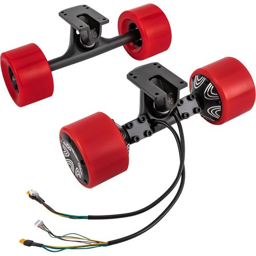Flaschenzug, Dual Motor Set, Skateboard-Zubehör, Speed Skateboarding Ausrüstung, Roller Nabe Motor, Rot
