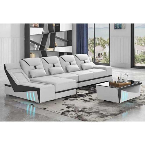 Couchen Designersofa Ecksofa Sofa L Form Orange Couch Sofas Eck Möbel JVmoebel