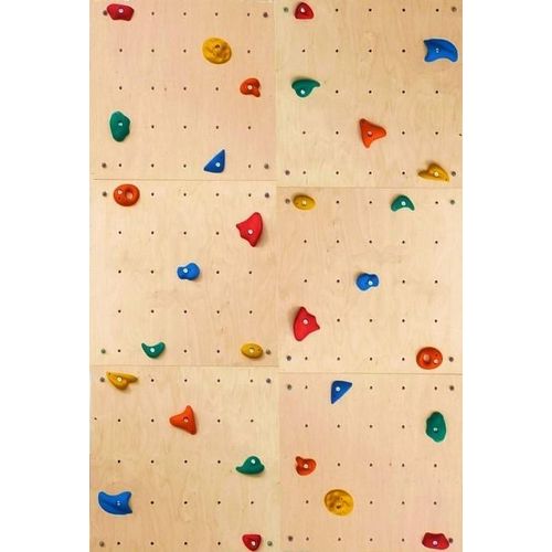 Create for you®- Kletterwand für Kinder- Hauskletterwand - Klettergerüst und Spielgeräte Indoor - Montessori Spielzeug -225x150 cm + 30 Klettersteine