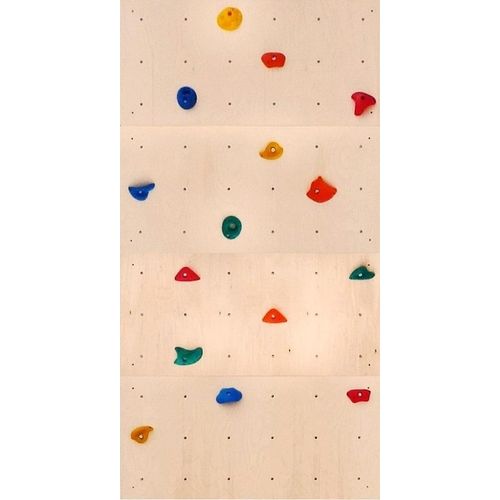 Create for you®- Kletterwand für Kinder - Hauskletterwand - Klettergerüst und Spielgeräte Indoor - Montessori Spielzeug - 240x120 cm+ 15 Klettersteine