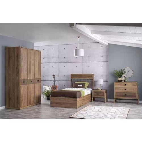 Kinderbett Jugendbett Braun Holz Luxus - JVmoebel