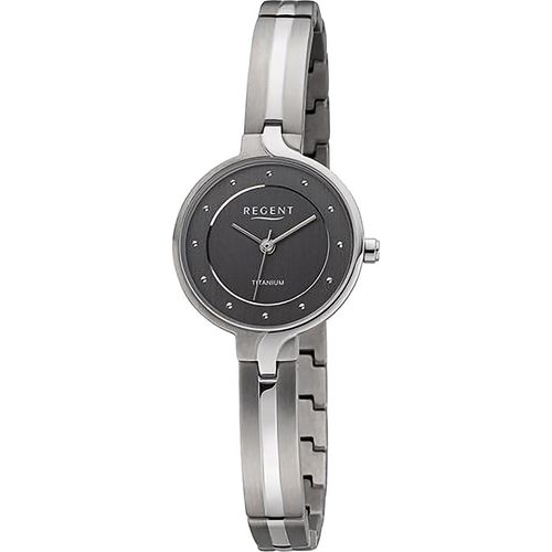 Regent Metall Damen Uhr Armbanduhr Quarz silber Metallarmband D2URF1335
