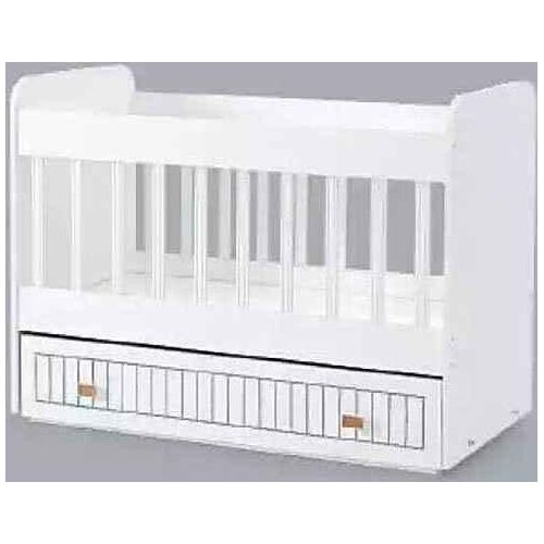 Kinderbett Holz Weiß 60 x 120 x 90 JVmoebel