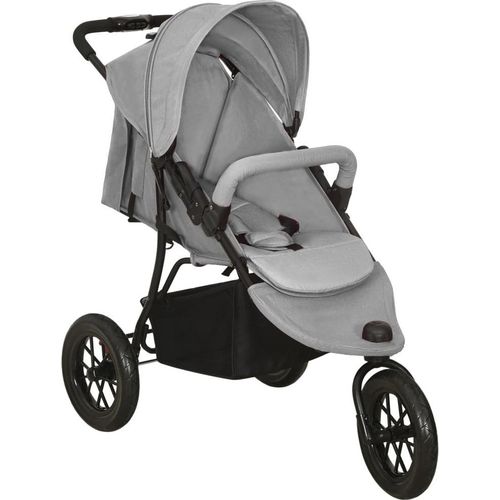 Kinderwagen Hellgrau Stahl