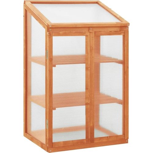 Gewächshaus 60x45x100 cm Tannenholz