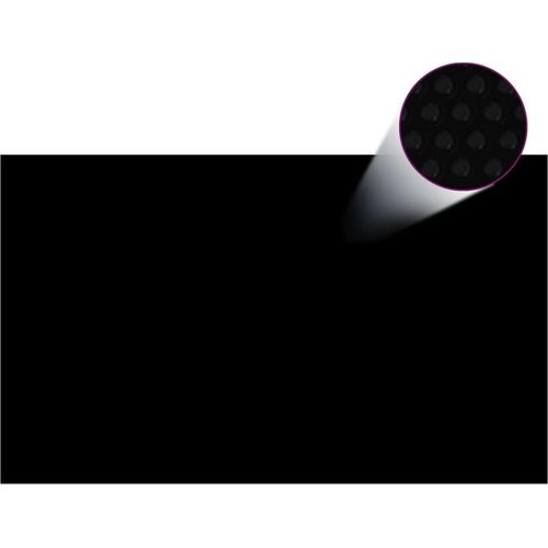 2024 Moderne Poolzubehör Rechteckige Poolabdeckung 1000x600 cm PE Schwarz 742588