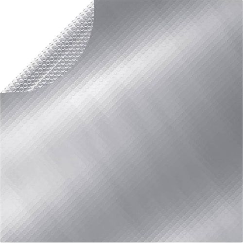 Poolabdeckung Silbern 488 cm PE