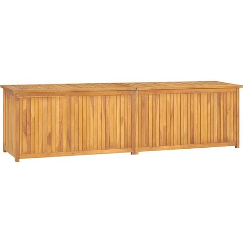 Gartenbox 200x50x55 cm Massivholz Teak