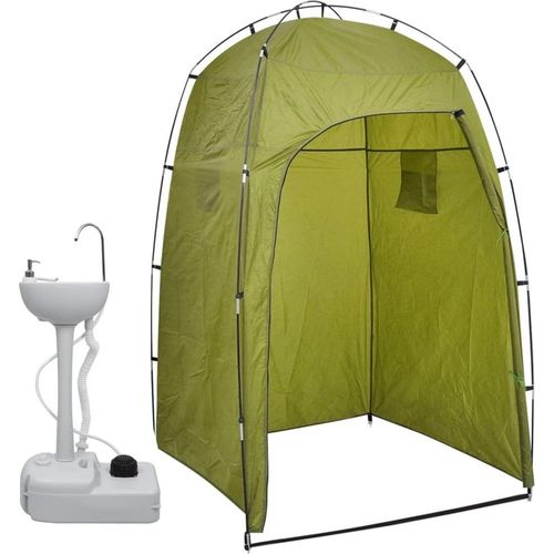 Tragbarer Camping-Handwaschbecken mit Zelt 20 L