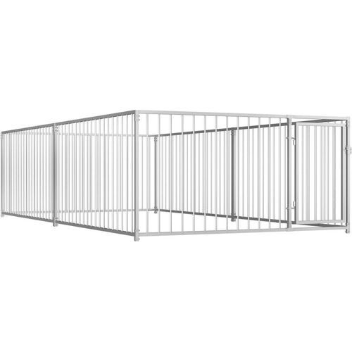 Outdoor-Hundezwinger 200×400×100 cm