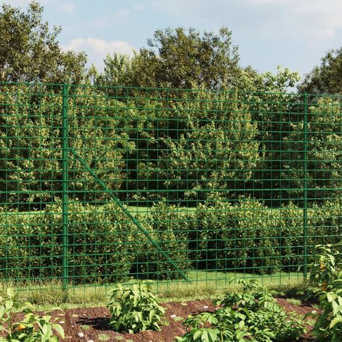 [Home] Maschendrahtzaun mit Bodenflansch Grün 1,6x25 m , Neue Mode 2024 im häuslichen Leben