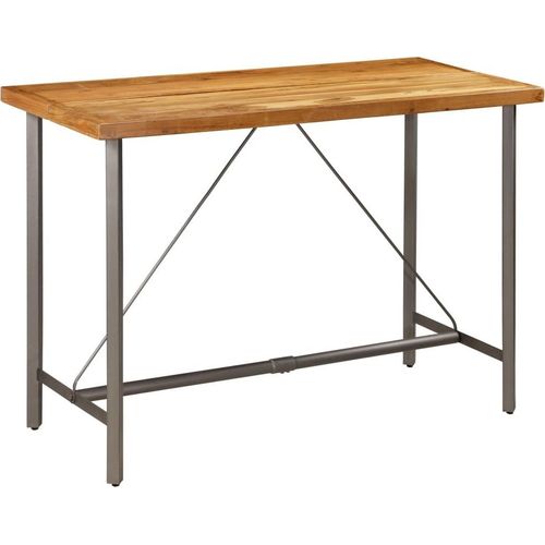 Bartisch Recyceltes Massivholz Teak 150x70x106 cm