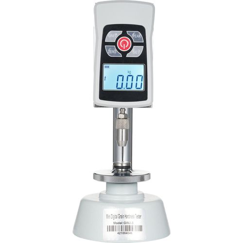 GWJ-3 Digitales Kornhaertemessgeraet, Mini-Kornhaertemesser fuer Saatfutter, Rohreis, Getreide, maximaler Lastwert 20 kg, 196 N, Lastteilungswert 0,01 kg, 0,1 N
