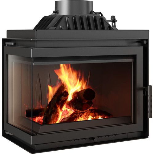 Kamineinsatz Gusseisen SIMPLE links 8 kW Ø 180