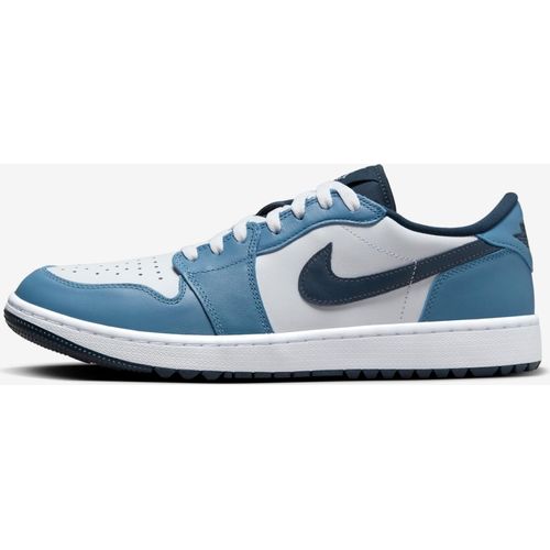 Air Jordan 1 Low Golf "White Aegean Storm" Blau, Größe: 44