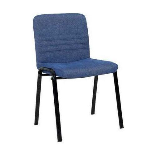Bürostuhl Blau r Bürostuhl Bürostuhl Textil Designerstuhl Metallmöbel JVmoebel