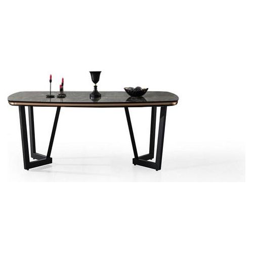 Esszimmer Holz Esstische Stil Modern Schwarz JVmoebel