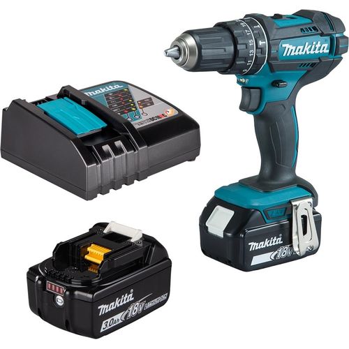 Makita DHP482RFE Bohrmaschine 1900 U/min 1,5 kg Schwarz, Blau