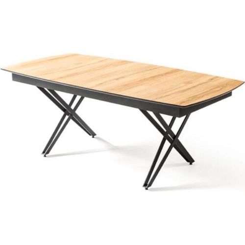 Esstisch Ausziehbarer Holz Braun JVmoebel