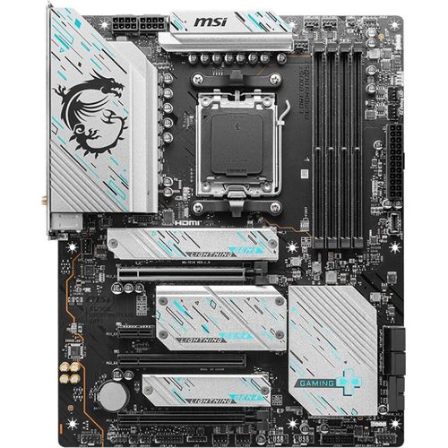 MSI X670E GAMING PLUS WIFI, AMD, Sockel AM5, DDR5-SDRAM, 192 GB, DIMM, Zweikanalig