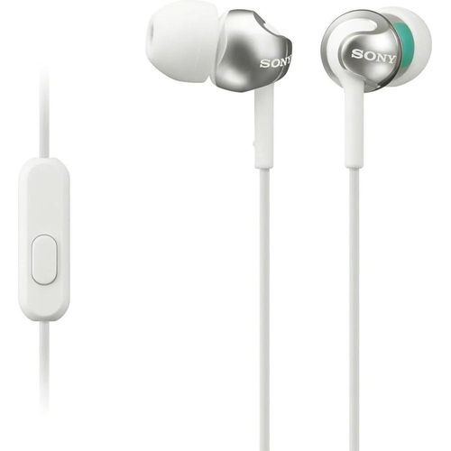 Sony mdrex110ap/W in-Ear Binaural Wired White Mobile Headset – Mobile Headsets (Binaural, in-Ear, White, Universal, Wired, 1.2 m)