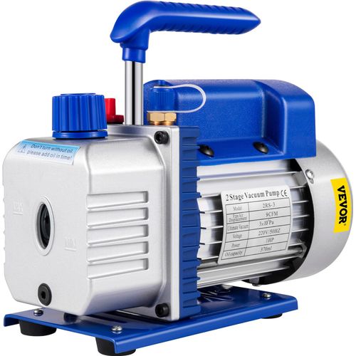 VEVOR 9CFM Vakuumpumpe, 220V Unterdruckpumpe Vakuumgeräte Pumpe, 1720 U Vakuumpumpe Unterdruckpumpe, Unterdruckpumpe Vakuumgeräte Pumpe