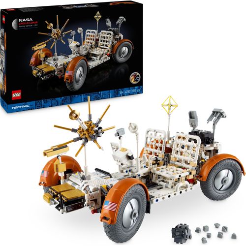 LEGO Technic NASA Apollo Lunar Roving Vehicle (LRV), Modell eines Mondrovers für Erwachsene, Raumfahrt-Sammlerstück für Wissenschaftsbegeisterte, Bauspielzeug, Raumfahrzeug-Modell 42182