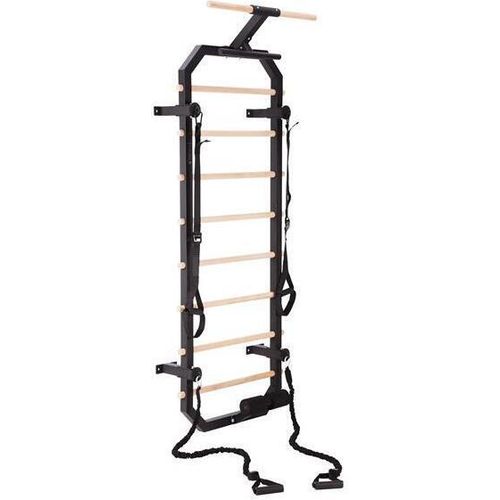 Sprossenwand Kletterwand Gymnastik Turnwand Klettergerüst Widerstandsbänder Set