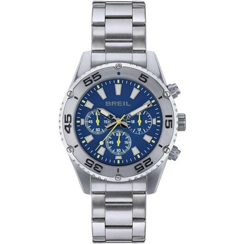 Chronograph Breil Versilbert/Stahl Kollektion Sprinter - mann